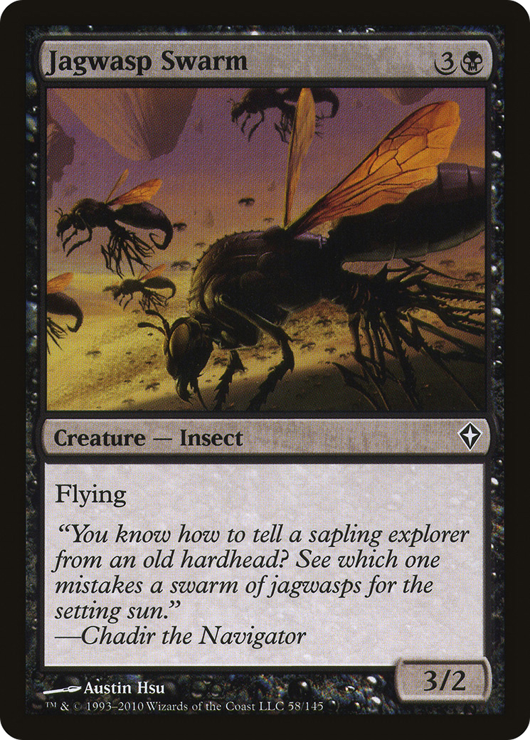 Image of Jagwasp Swarm (WWK-058) - Worldwake Foil