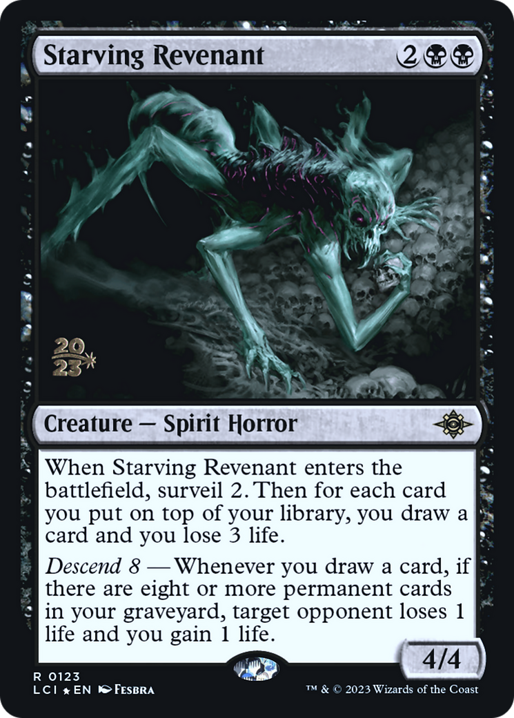 Image of Starving Revenant (PRE-123) - The Lost Caverns of Ixalan Promos Foil