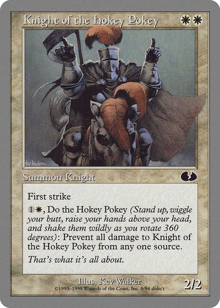 Image of Knight of the Hokey Pokey (UGL-006) - Unglued