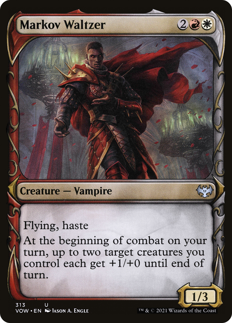 Image of Markov Waltzer (Showcase) (VOW-313) - Innistrad: Crimson Vow: (Showcase) Foil