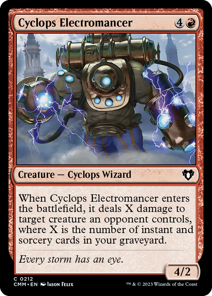 Image of Cyclops Electromancer (CMM-212) - Commander Masters
