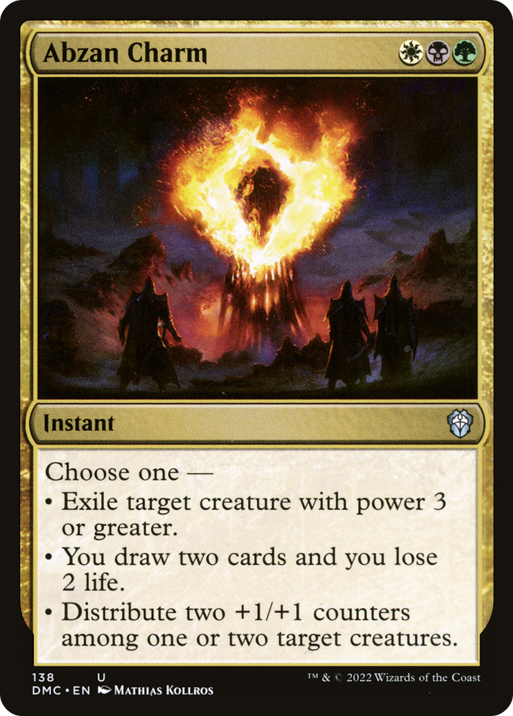 Image of Abzan Charm (DMC-138) - Dominaria United Commander