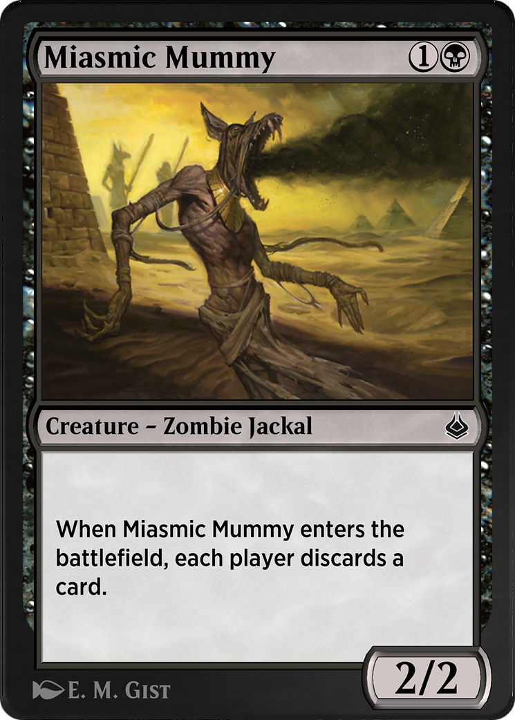 Image of Miasmic Mummy (AKR-116) - Amonkhet Remastered