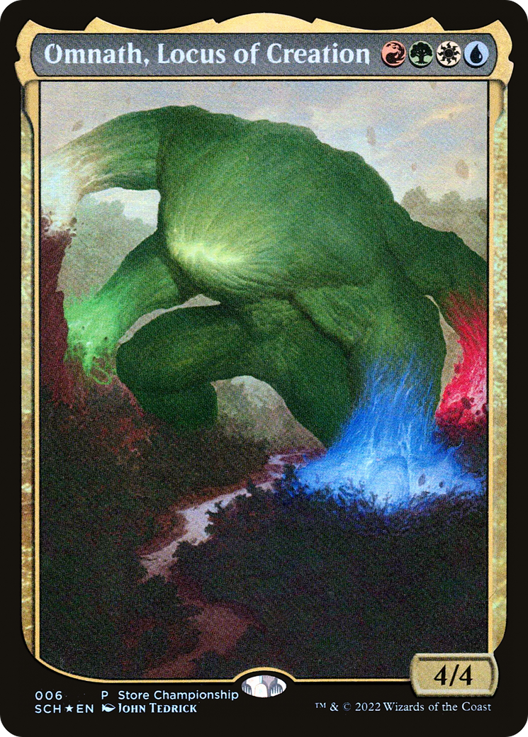 Image of Omnath, Locus of Creation (GAME-006) - Store Championships Foil