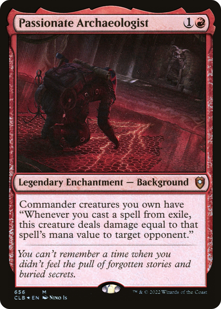 Image of Passionate Archaeologist (CLB-656) - Commander Legends: Battle for Baldur's Gate Foil
