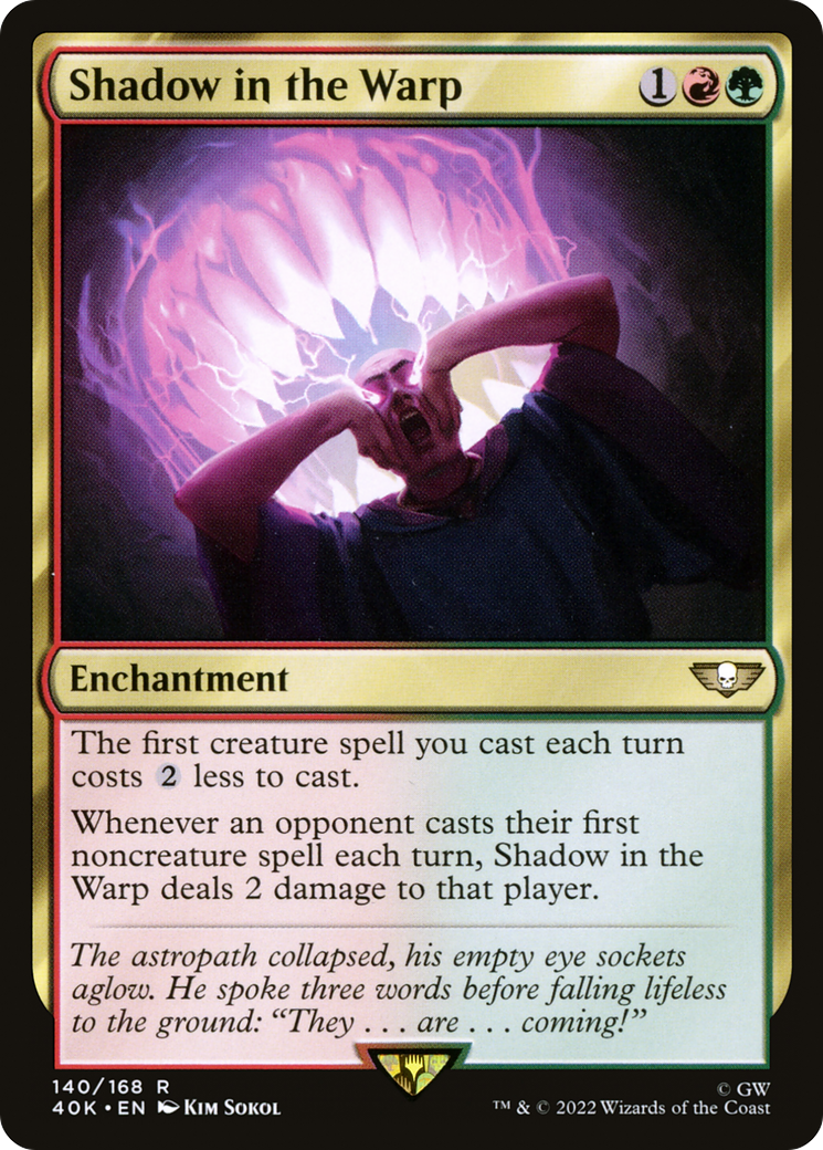 Image of Shadow in the Warp (40K-140) - Warhammer 40,000 Commander