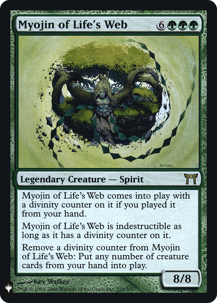 Image of Myojin of Life's Web (LIST-CHK-229) - The List Foil