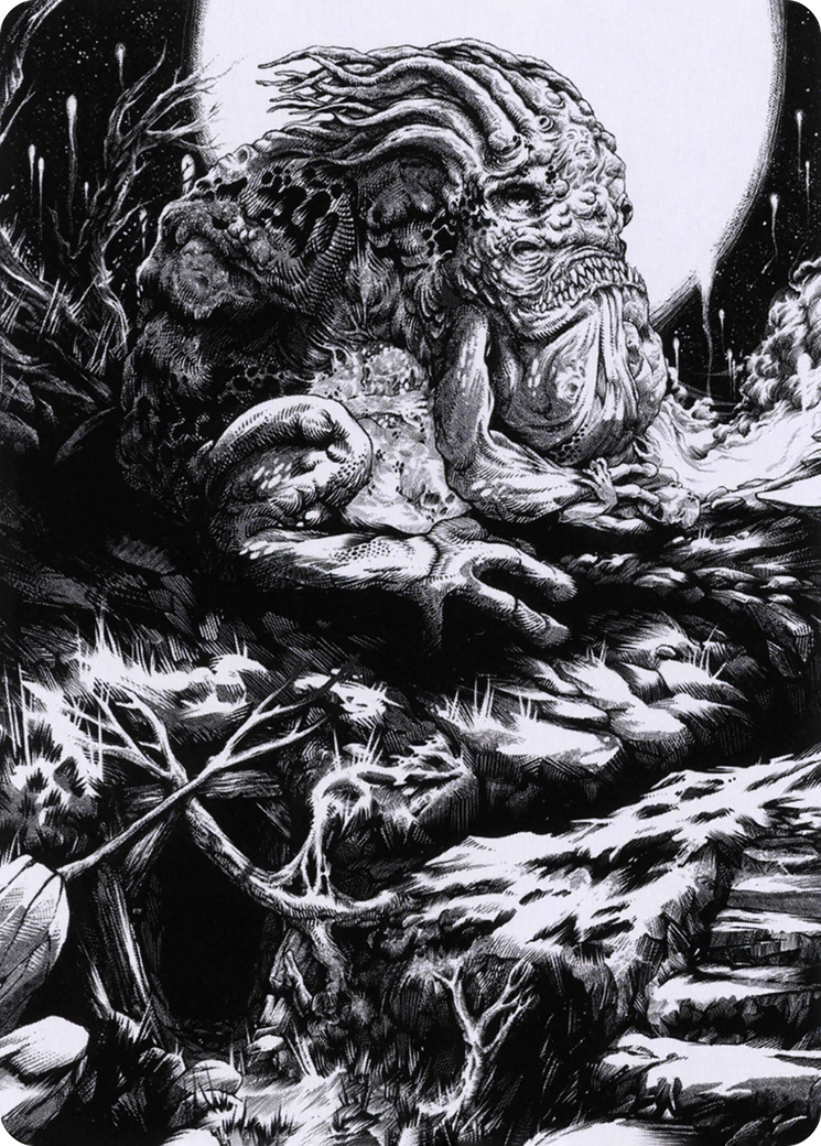 Image of Grolnok, the Omnivore // Grolnok, the Omnivore (AVOW-077) - Crimson Vow Art Series (Borderless) Foil