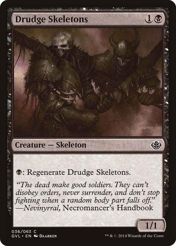 Image of Drudge Skeletons (DD3-036) - Duel Decks Anthology: Garruk vs. Liliana