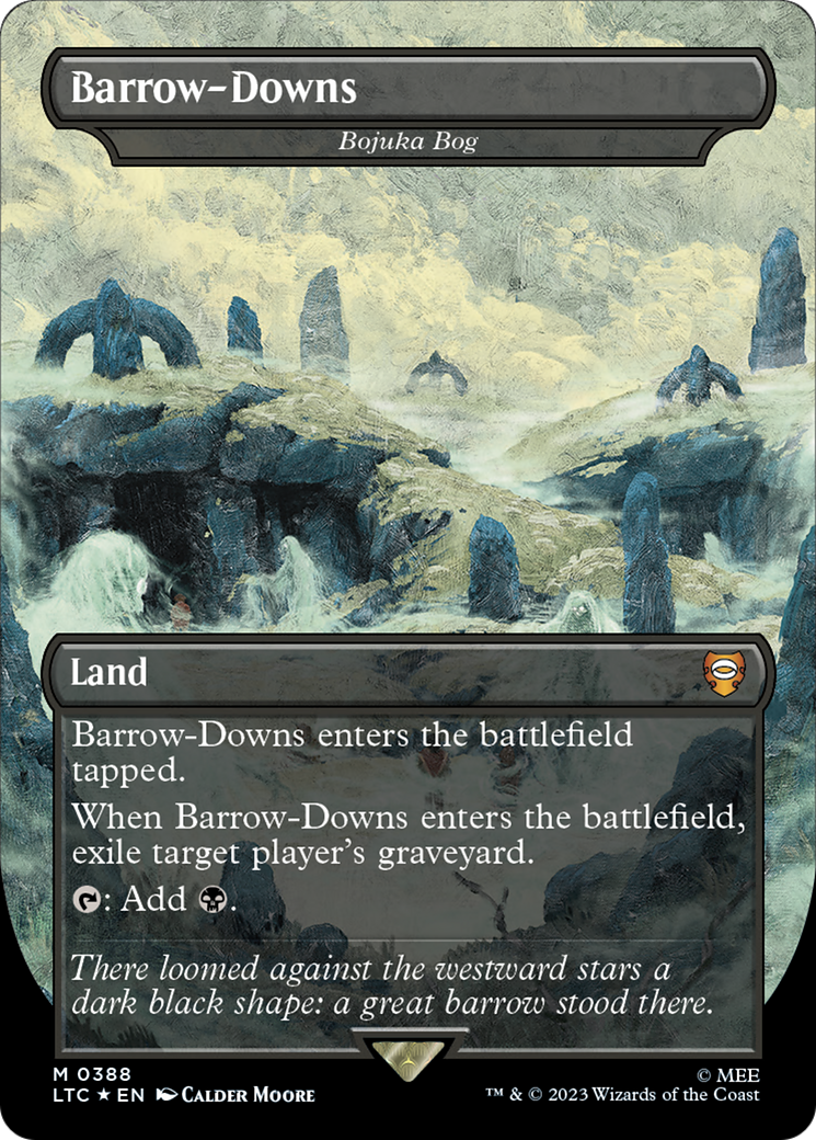Image of Barrow-Downs - Bojuka Bog (Surge Foil) (LTC-388) - Tales of Middle-earth Commander / Barrow-Downs (Borderless) Foil