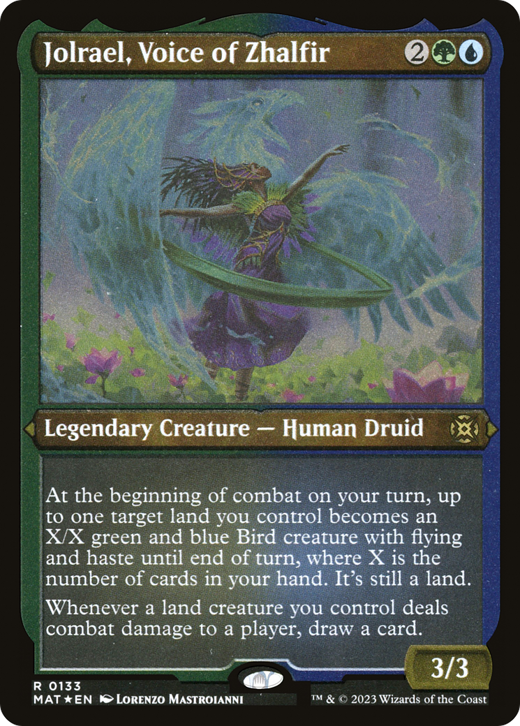 Image of Jolrael, Voice of Zhalfir (MAT-133) - March of the Machine: The Aftermath Etched Foil