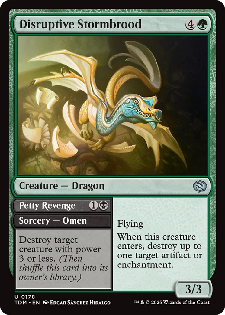 Image of Disruptive Stormbrood (TDM-178) - Tarkir: Dragonstorm