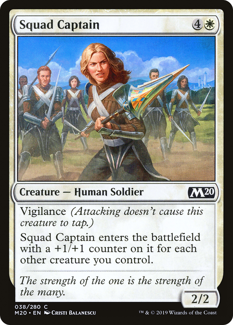 Image of Squad Captain (M20-038) - Core Set 2020 Foil