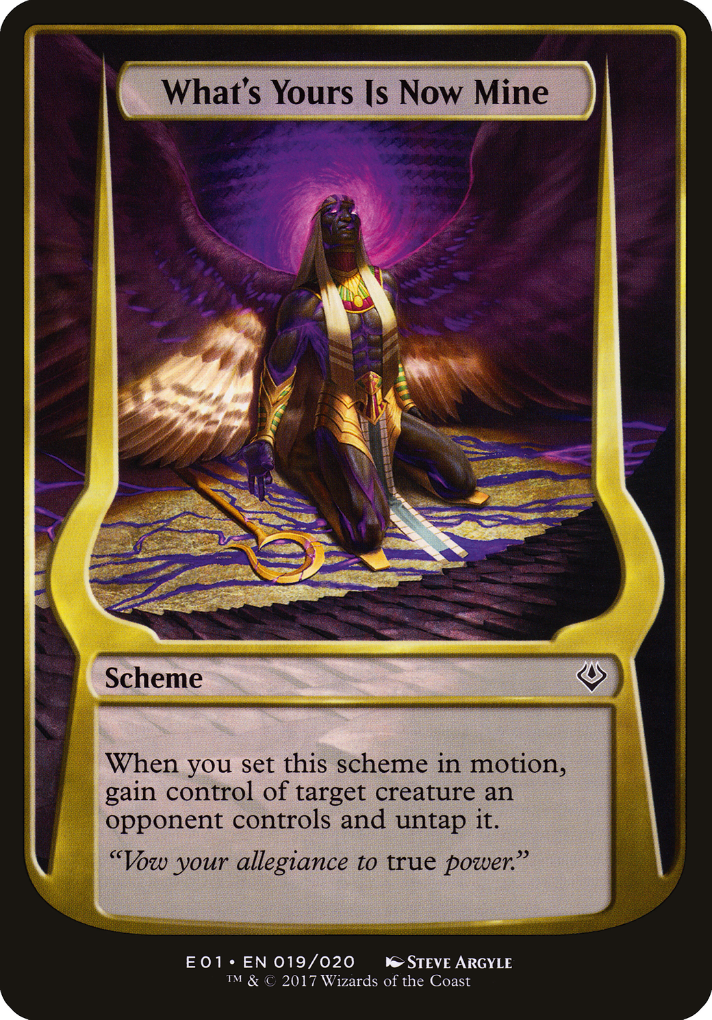 Image of What's Yours Is Now Mine (Archenemy: Nicol Bolas) (OVER-19★) - Archenemy: Nicol Bolas Schemes