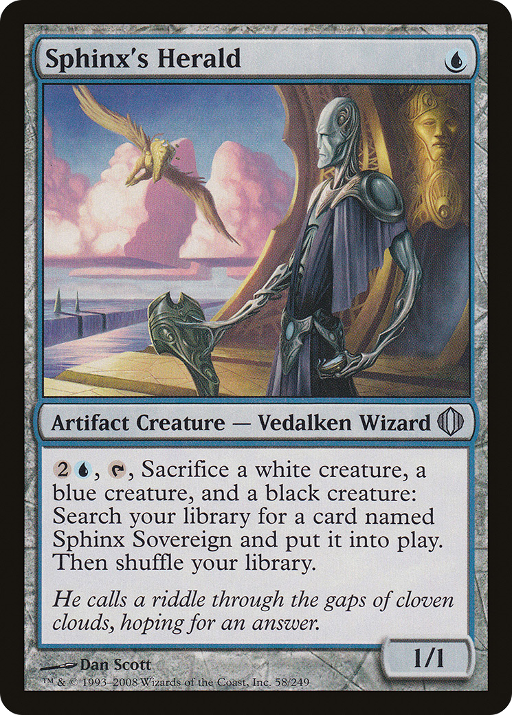 Image of Sphinx's Herald (ALA-058) - Shards of Alara Foil