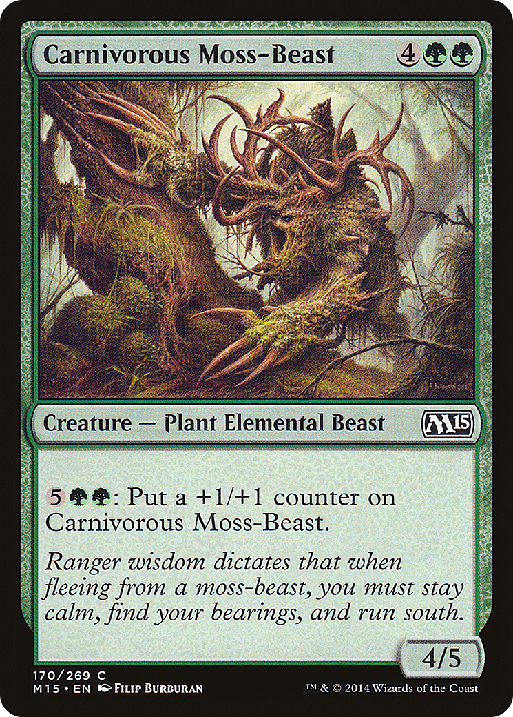 Image of Carnivorous Moss-Beast (M15-170) - Magic 2015