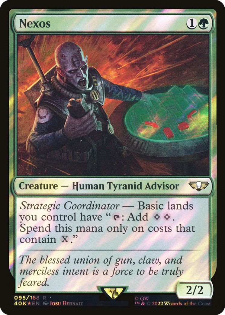 Image of Nexos (Surge Foil) (40K-095) - Warhammer 40,000 Commander Foil