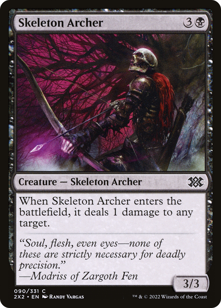Image of Skeleton Archer (2X2-090) - Double Masters 2022