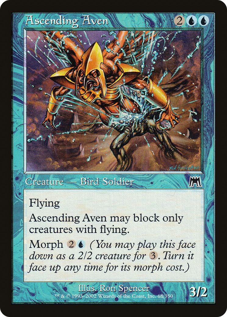 Image of Ascending Aven (ONS-068) - Onslaught Foil