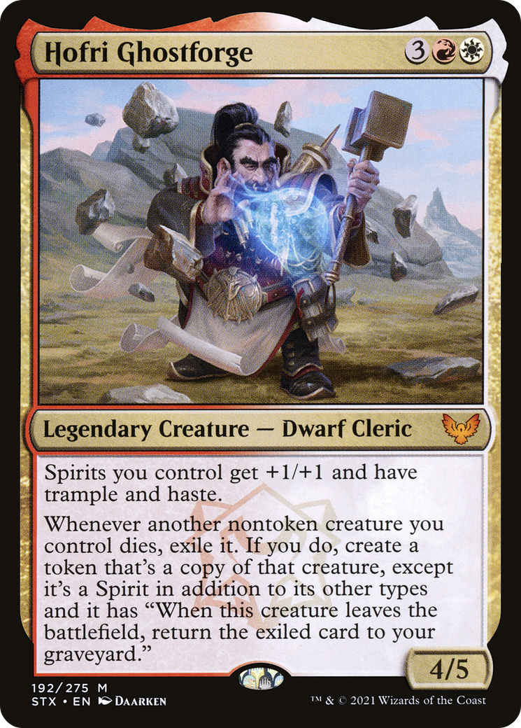 Image of Hofri Ghostforge (STX-192) - Strixhaven: School of Mages Foil