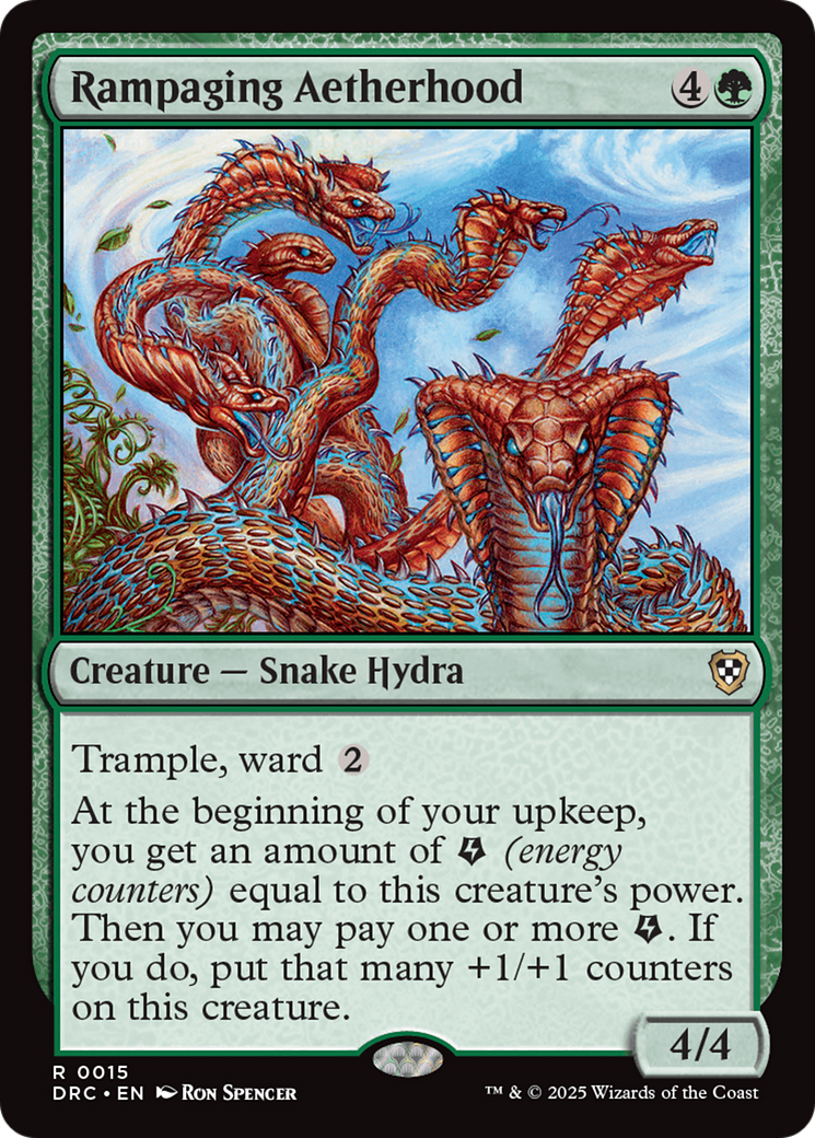 Image of Rampaging Aetherhood (DRC-015) - Commander: Aetherdrift