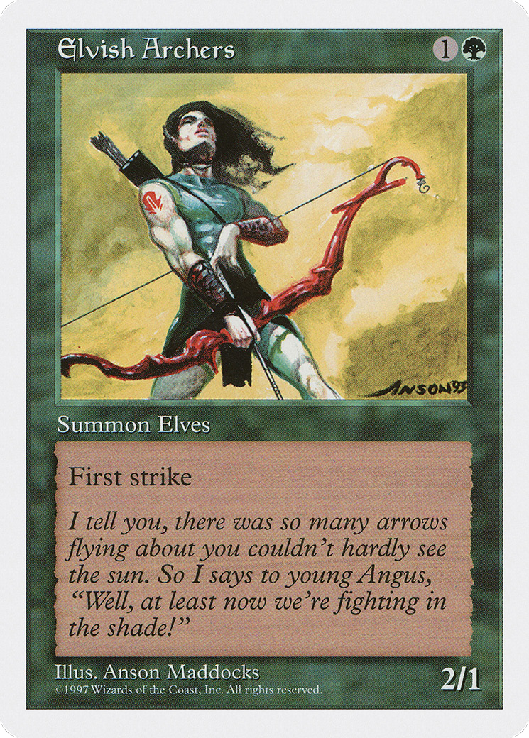 Image of Elvish Archers (5ED-) - Fifth Edition