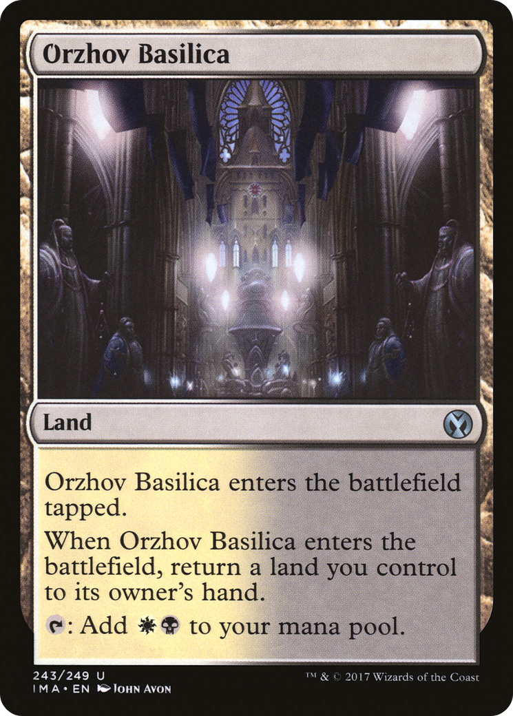 Image of Orzhov Basilica (IMA-243) - Iconic Masters Foil