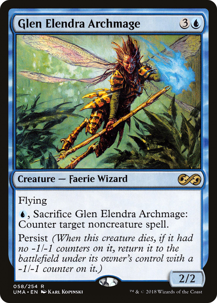 Image of Glen Elendra Archmage (UMA-058) - Ultimate Masters Foil