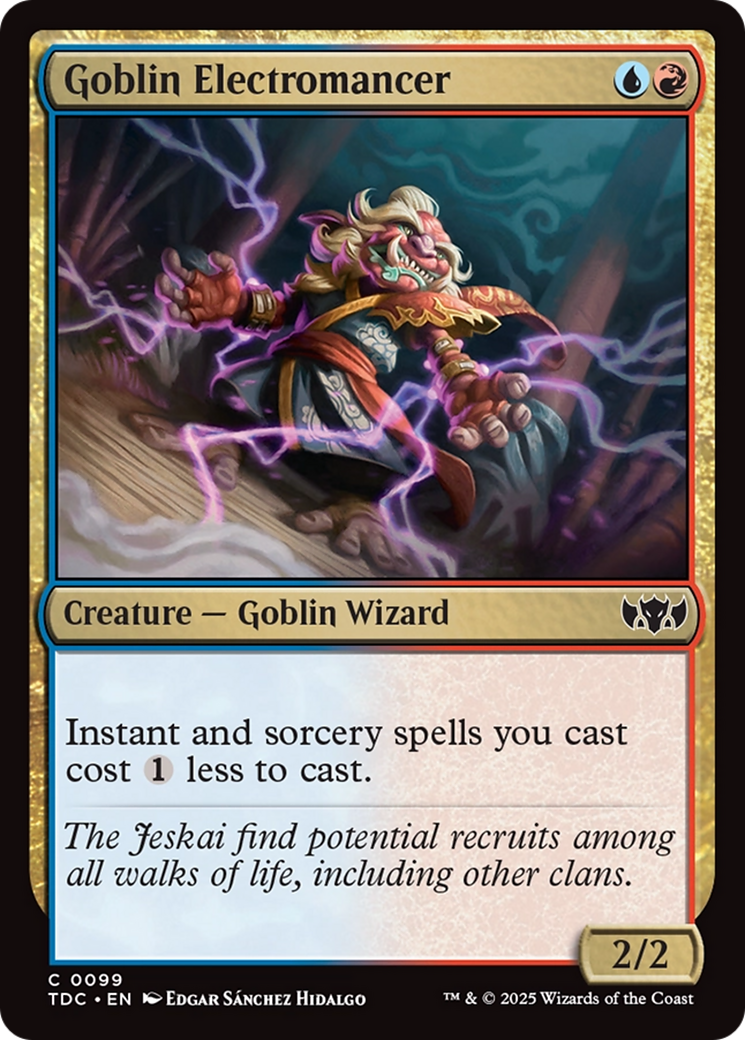 Image of Goblin Electromancer (TDC-099) - Commander: Tarkir: Dragonstorm