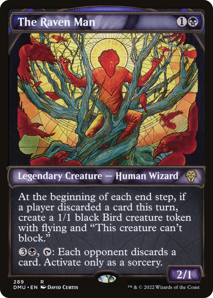 Image of The Raven Man (Showcase) (DMU-289) - Dominaria United: (Showcase) Foil