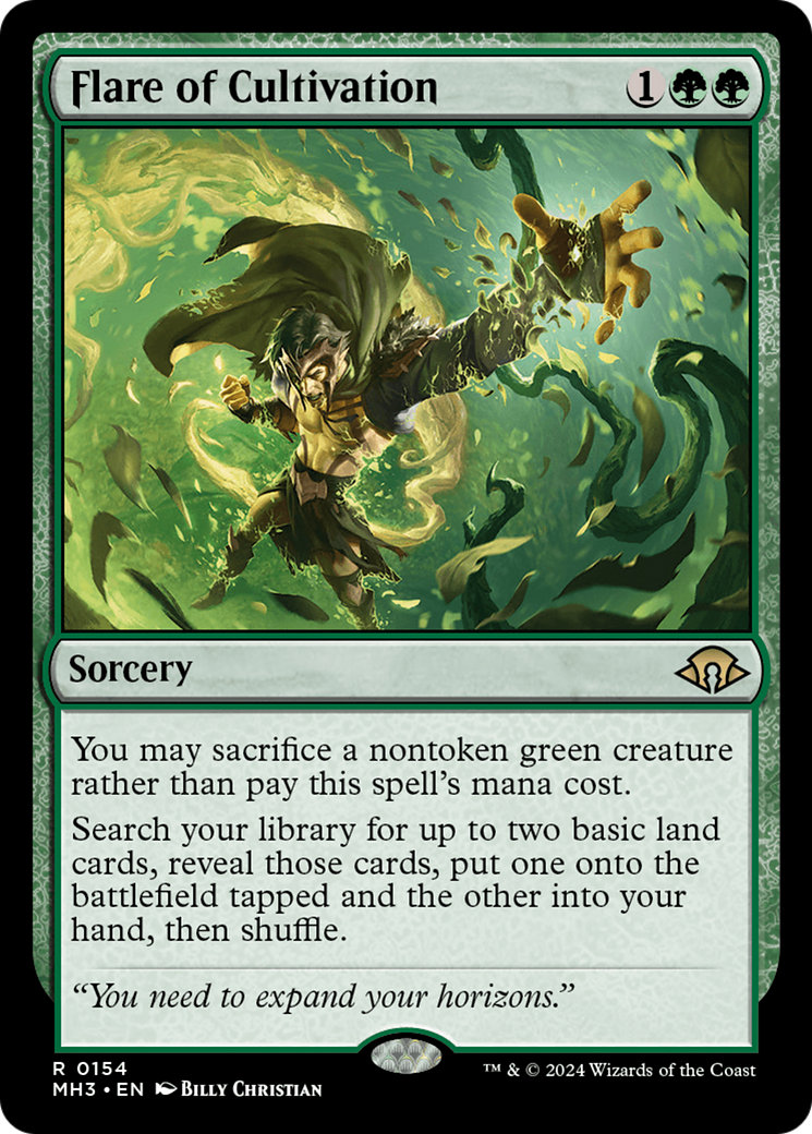 Image of Flare of Cultivation (MH3-154) - Modern Horizons 3 Foil