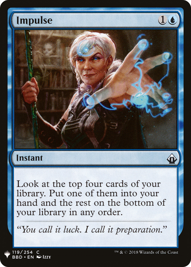 Image of Impulse (LIST-BBD-119) - The List