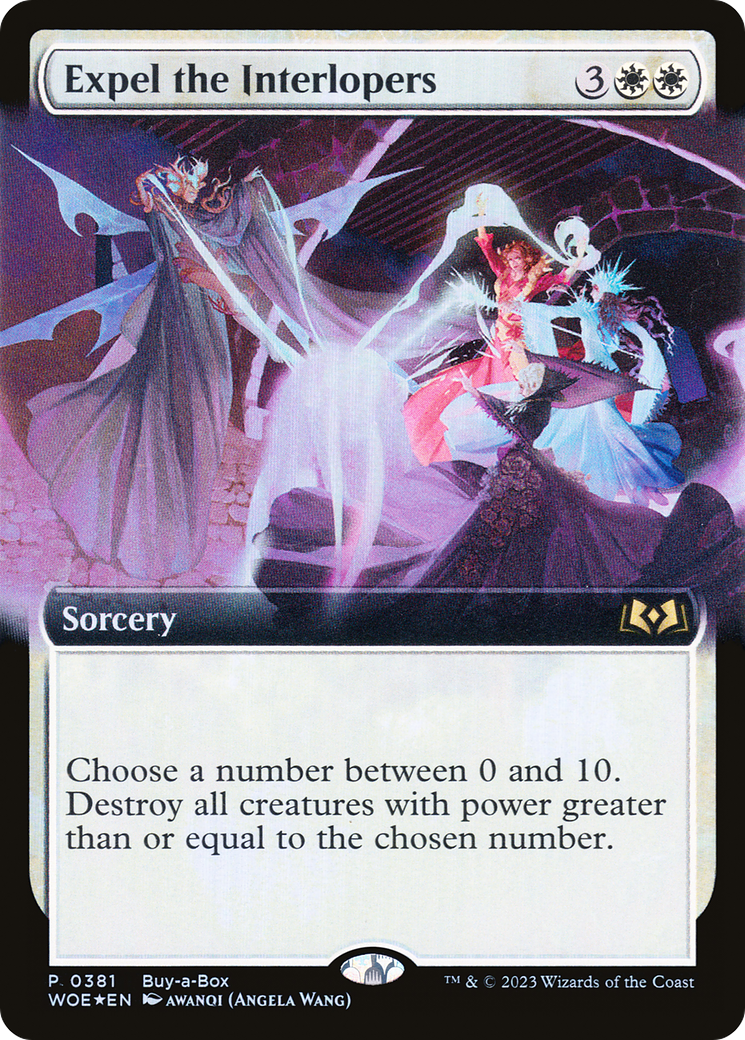 Image of Expel the Interlopers (BABP-381) - Wilds of Eldraine: (Extended Art) Foil