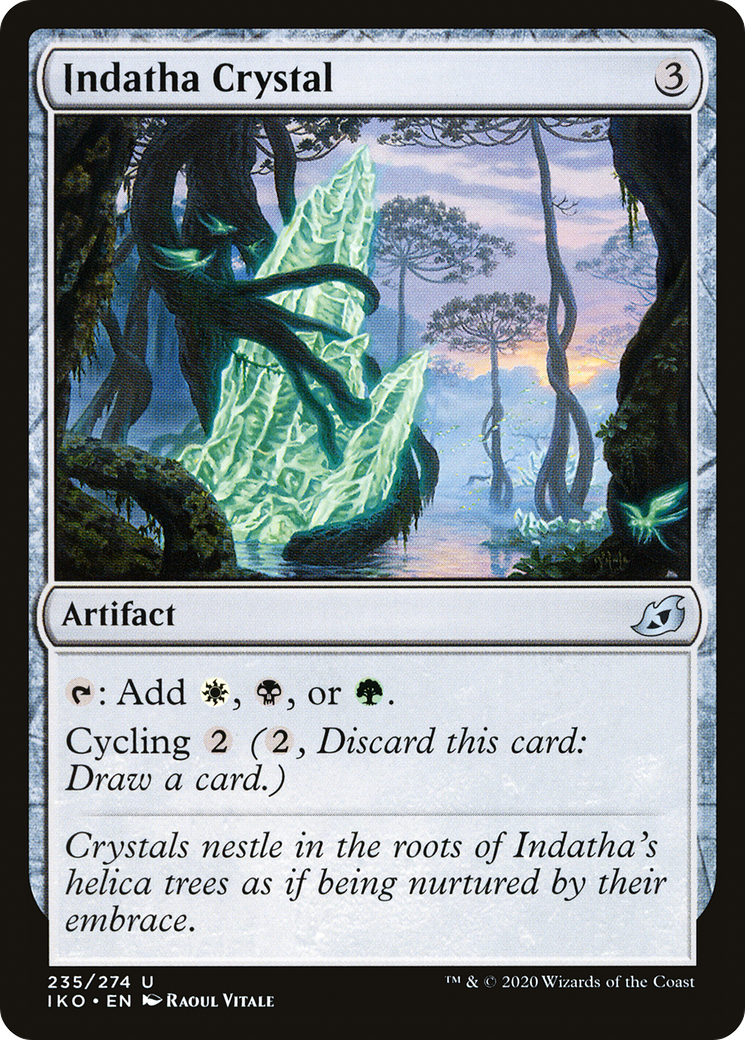 Image of Indatha Crystal (IKO-235) - Ikoria: Lair of Behemoths Foil