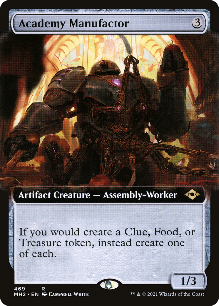 Image of Academy Manufactor (Extended Art) (MH2-469) - Modern Horizons 2: (Extended Art) Foil