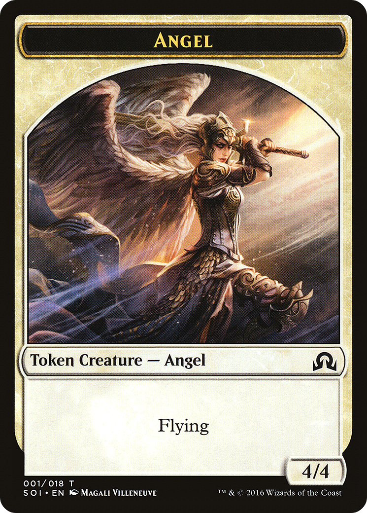 Image of Angel Token (SOI-001) - Shadows over Innistrad Tokens