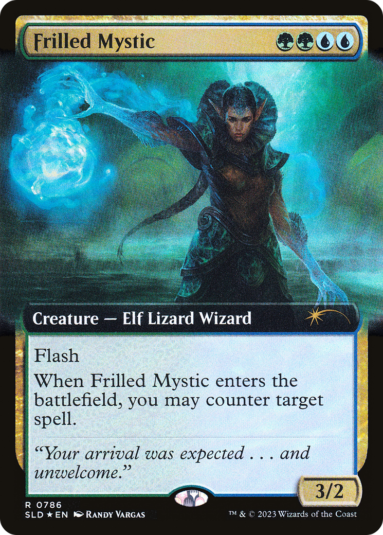 Image of Frilled Mystic (SLD-786) - Secret Lair Drop: (Extended Art) Foil