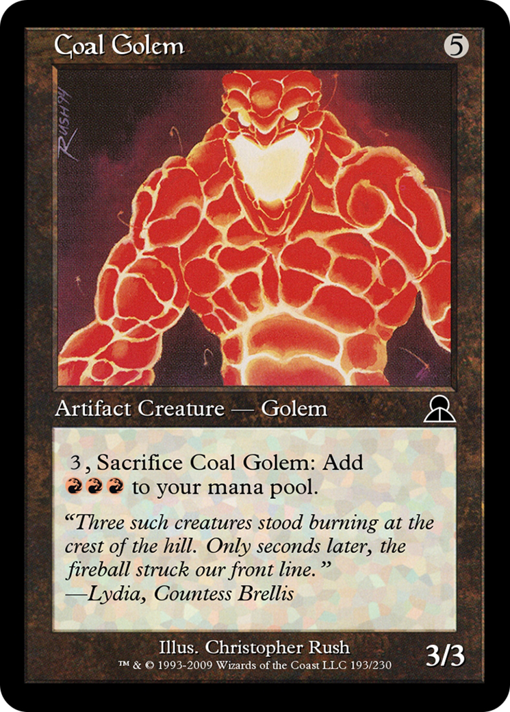 Image of Coal Golem (ME3-193) - Masters Edition III