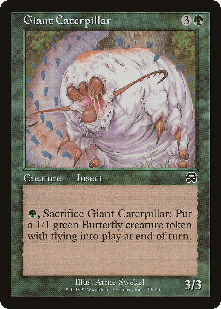 Image of Giant Caterpillar (MMQ-249) - Mercadian Masques