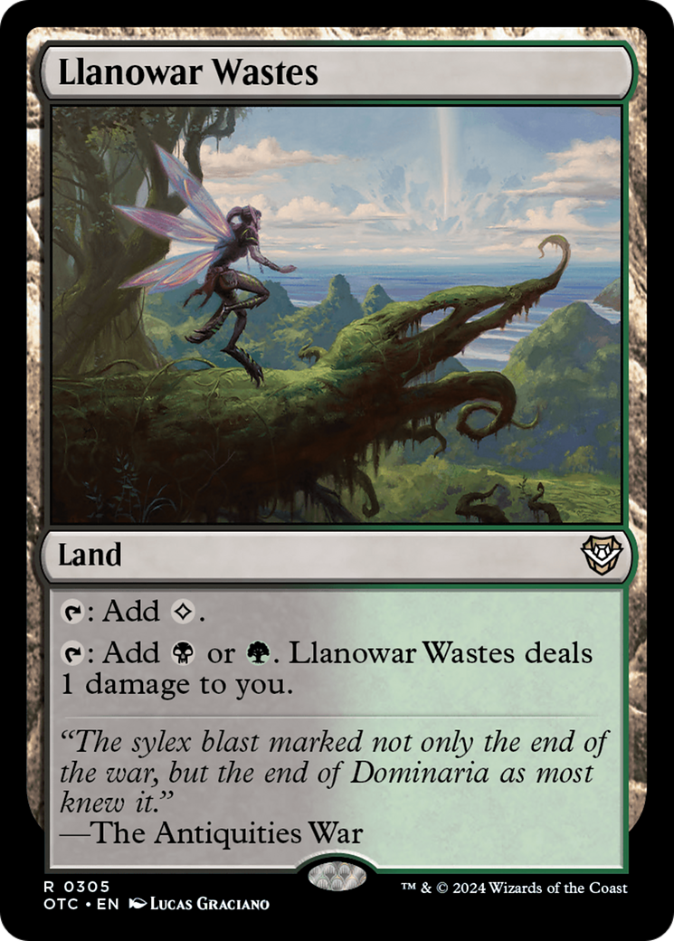 Image of Llanowar Wastes (OTC-305) - Outlaws of Thunder Junction Commander