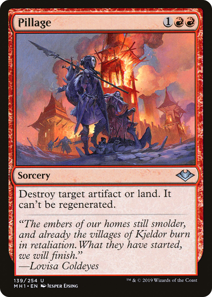 Image of Pillage (MH1-139) - Modern Horizons Foil