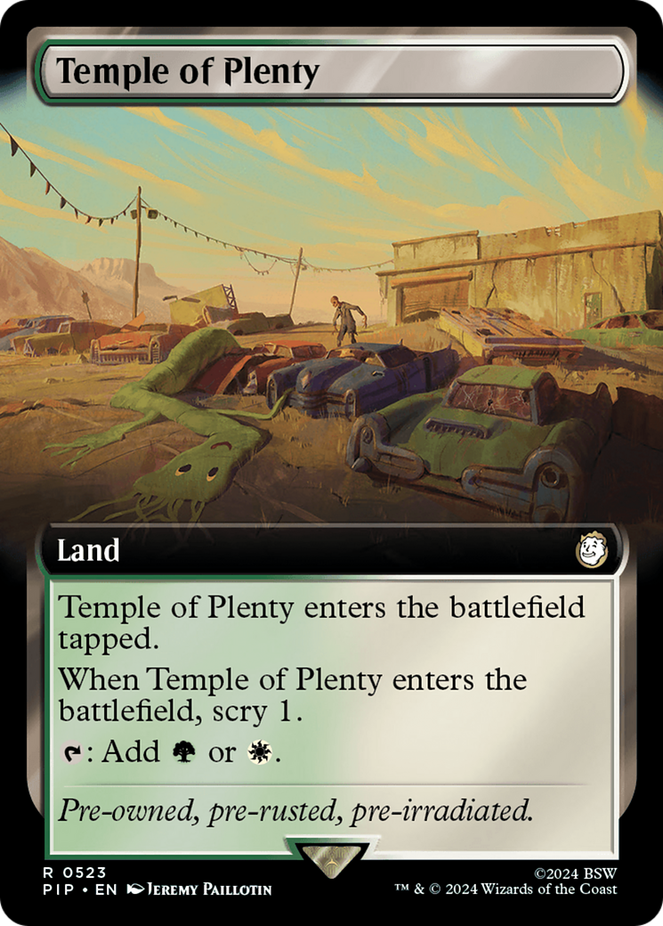 Image of Temple of Plenty (Extended Art) (PIP-523) - Fallout: (Extended Art) Foil