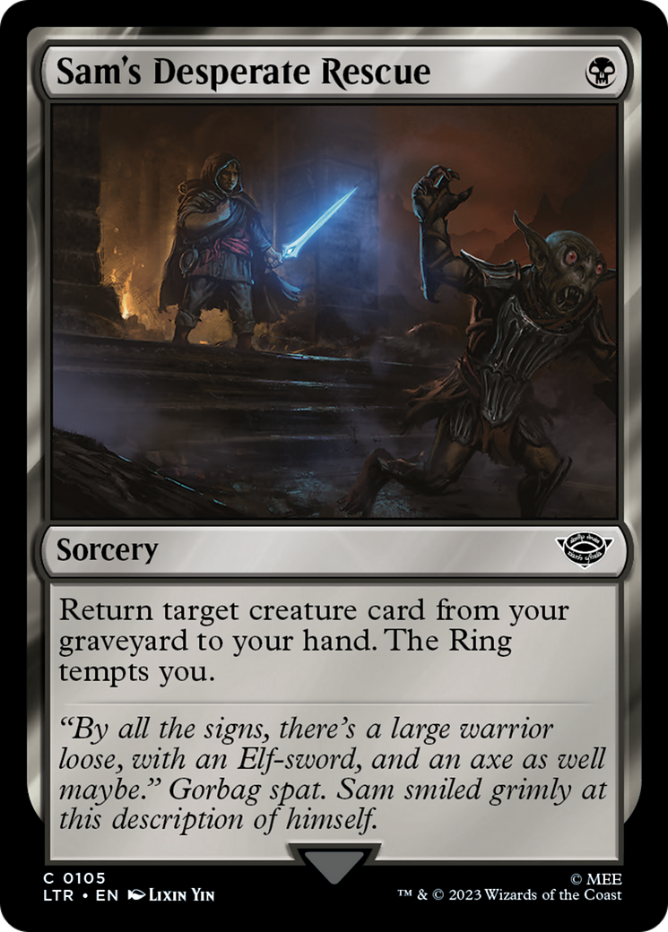 Image of Sam's Desperate Rescue (LTR-105) - The Lord of the Rings: Tales of Middle-earth