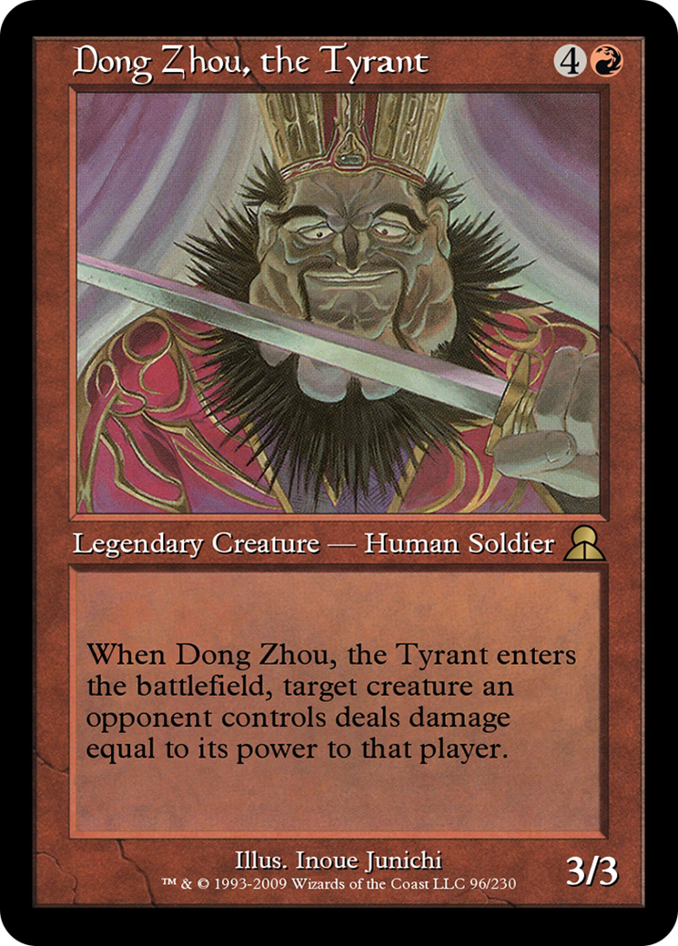 Image of Dong Zhou, the Tyrant (ME3-096) - Masters Edition III