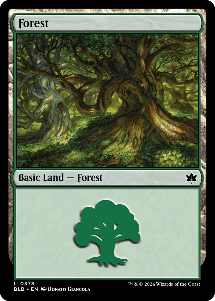 Image of Forest (0378) (BLB-378) - Bloomburrow Foil
