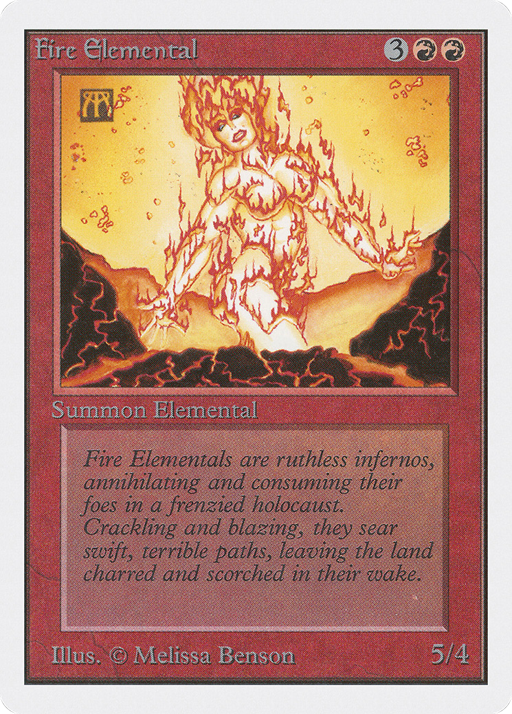 Image of Fire Elemental (2ED-) - Unlimited Edition