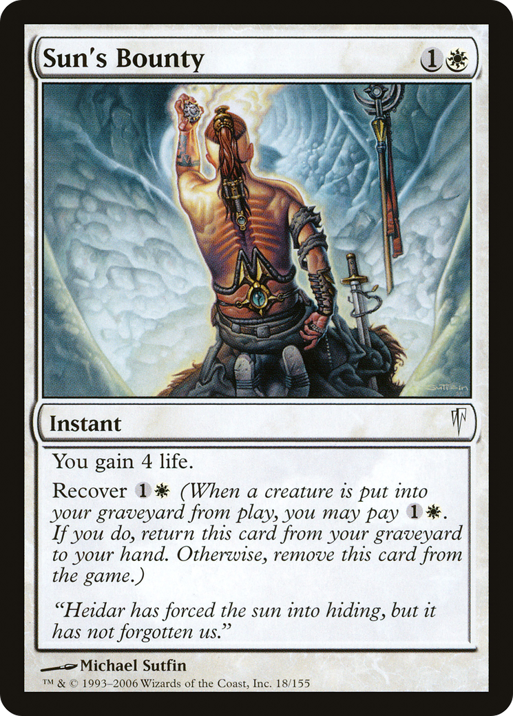 Image of Sun's Bounty (CSP-018) - Coldsnap Foil