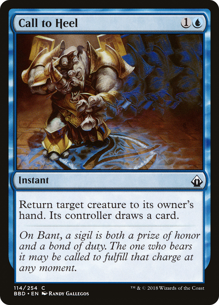 Image of Call to Heel (BBD-114) - Battlebond Foil