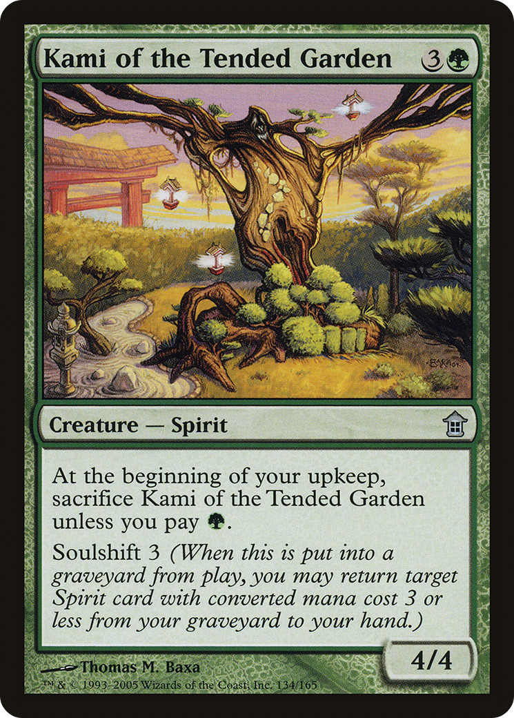 Image of Kami of the Tended Garden (SOK-134) - Saviors of Kamigawa Foil