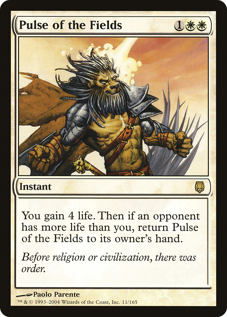 Image of Pulse of the Fields (DST-011) - Darksteel Foil